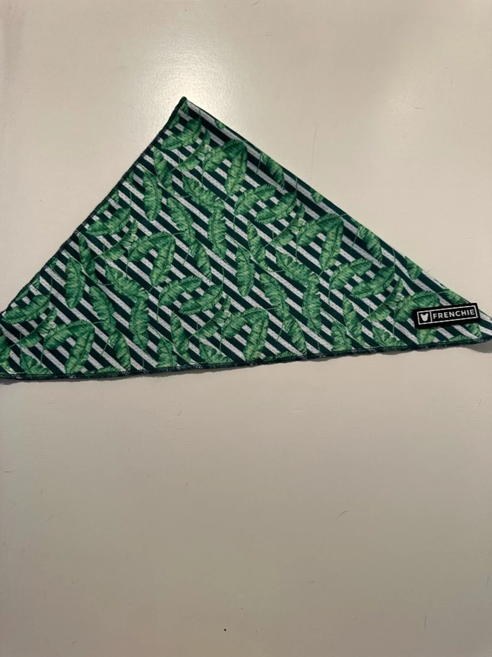 Frenchie Bulldog Cooling Bandana - Palms Print